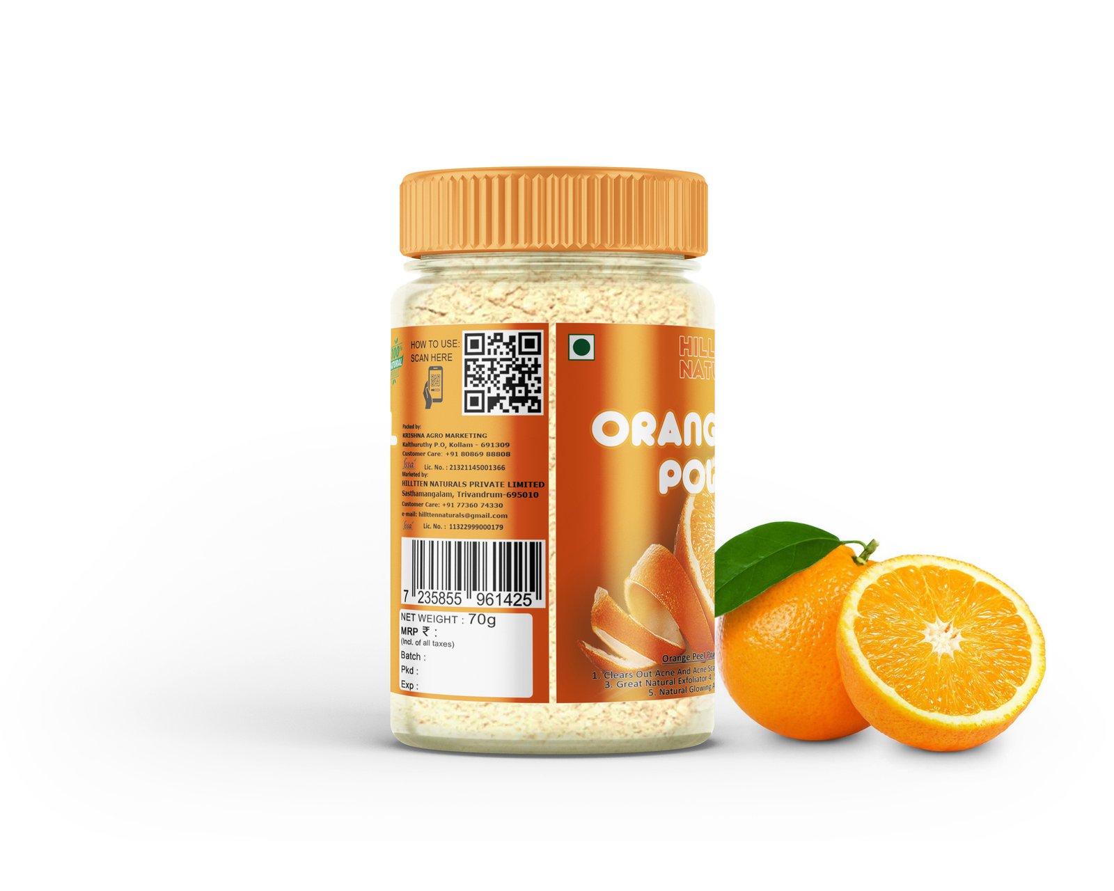Orange Peel Powder 70g - Image 3
