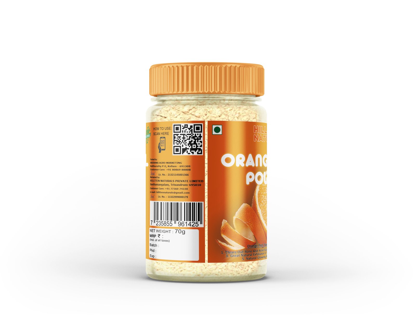 Orange Peel Powder 70g - Image 2