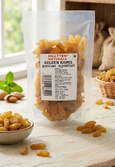 Hilltten Naturals Golden Kismis 100g