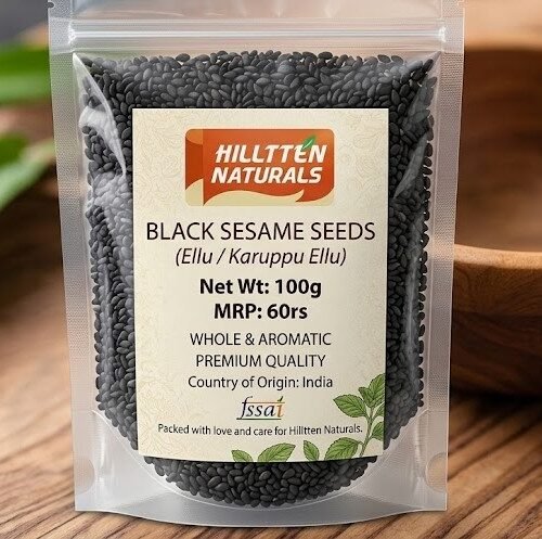 Hilltten Naturals Black sesame seed 100g | Ellu