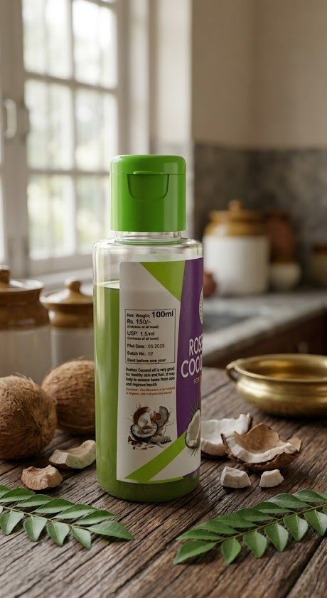 Rosemary Coconut Oil 100ml | For skin and hair care - Image 2