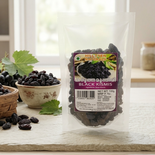 Hilltten Naturals Premium Black kismis 100g