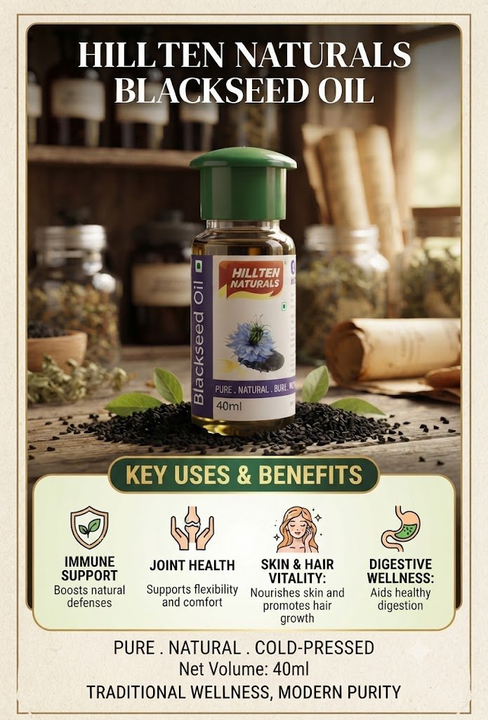Hilltten Naturals Blackseed Oil 40ml - Image 3