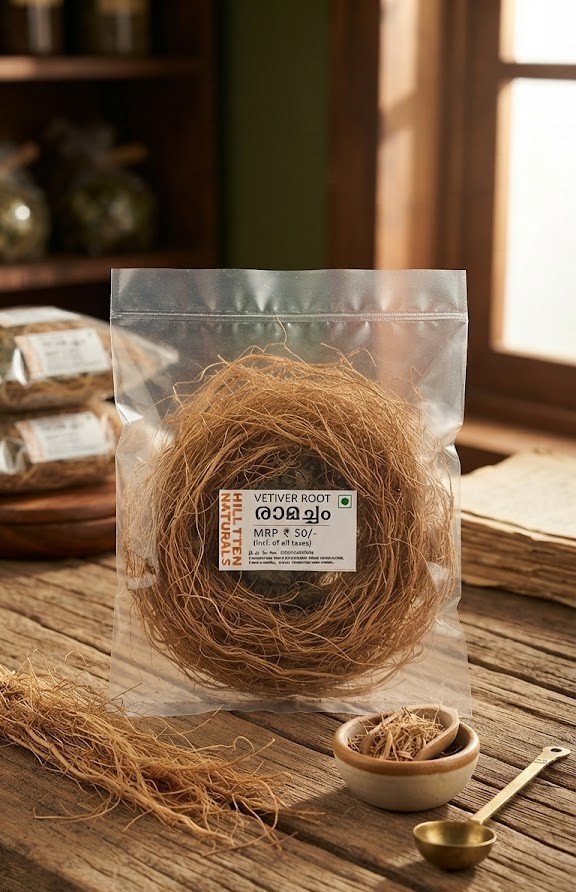 Hilltten Naturals Vetiver Root (Ramacham)