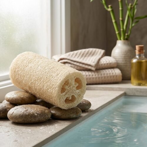 Hilltten Naturals Cylindrical Loofah